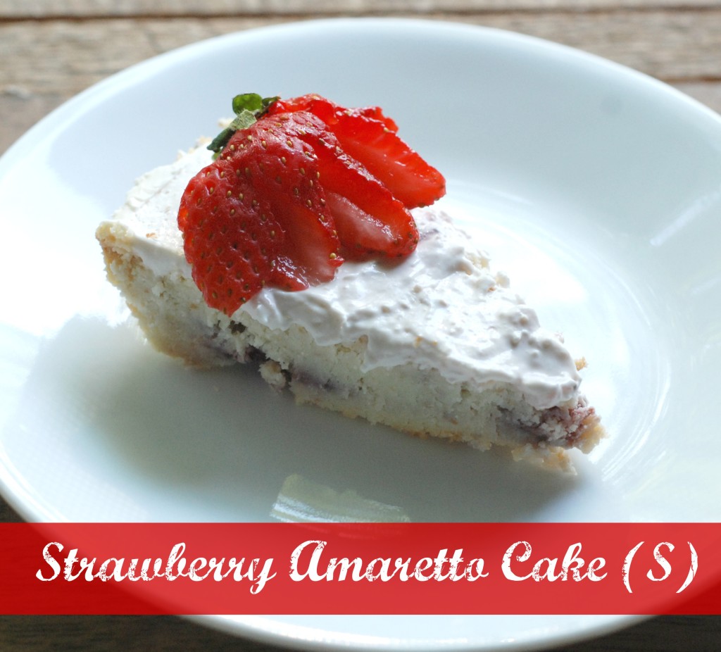 strawberryamarettocake